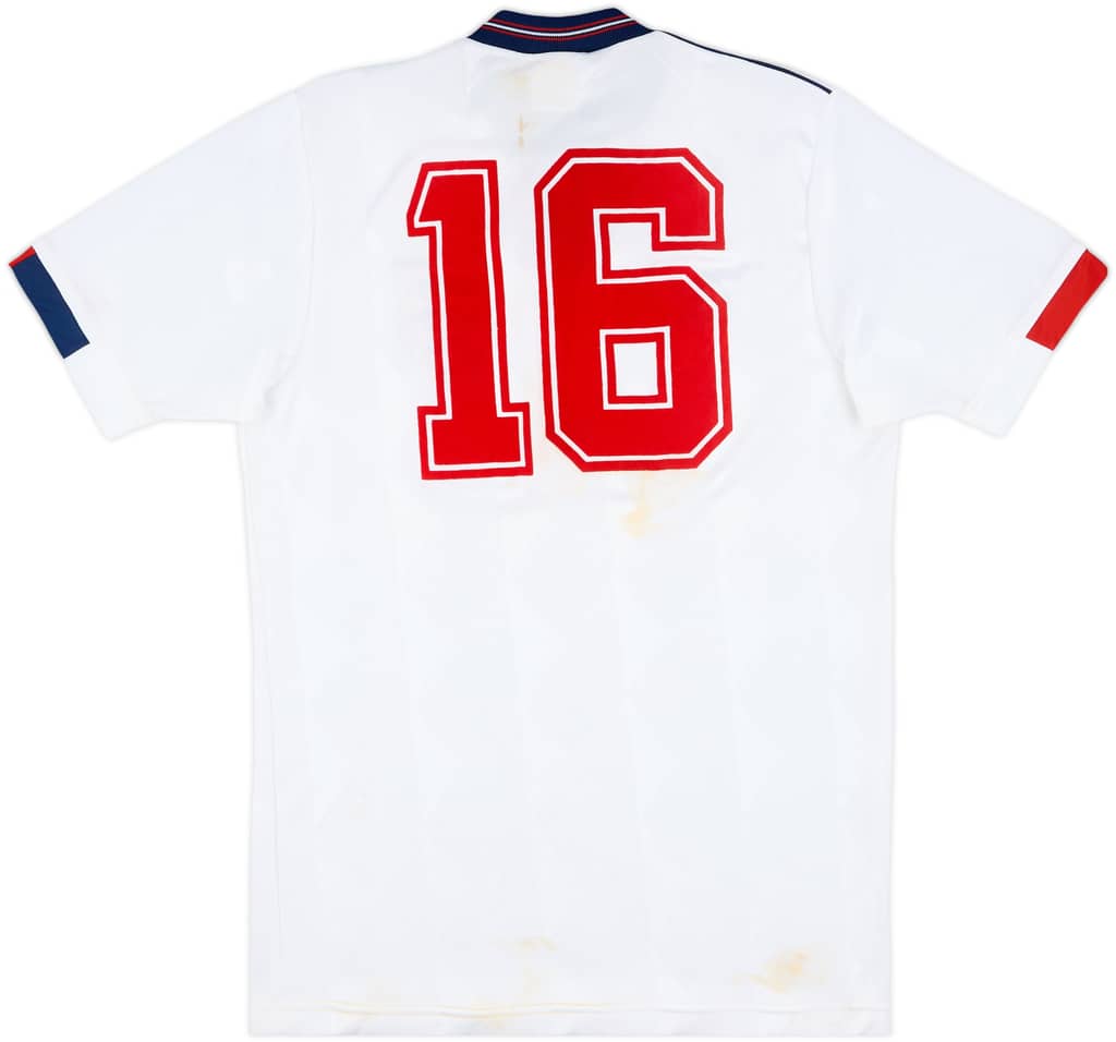 1988-90 England Match Issue Home Shirt #16 (McMahon)