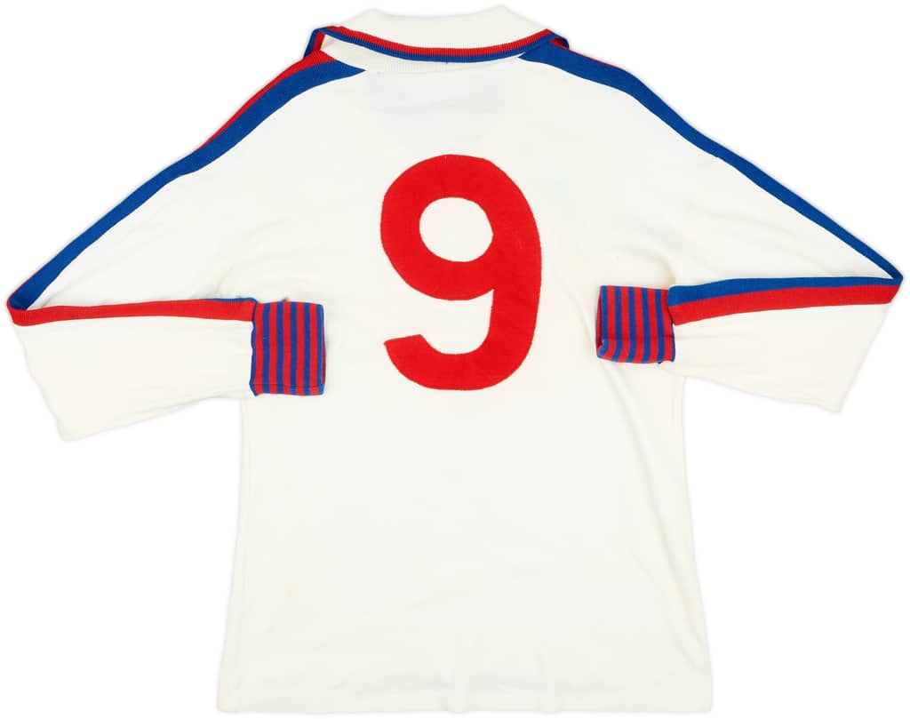 1976 England U-23 Match Issue Home L/S Shirt #9 (Pearson)