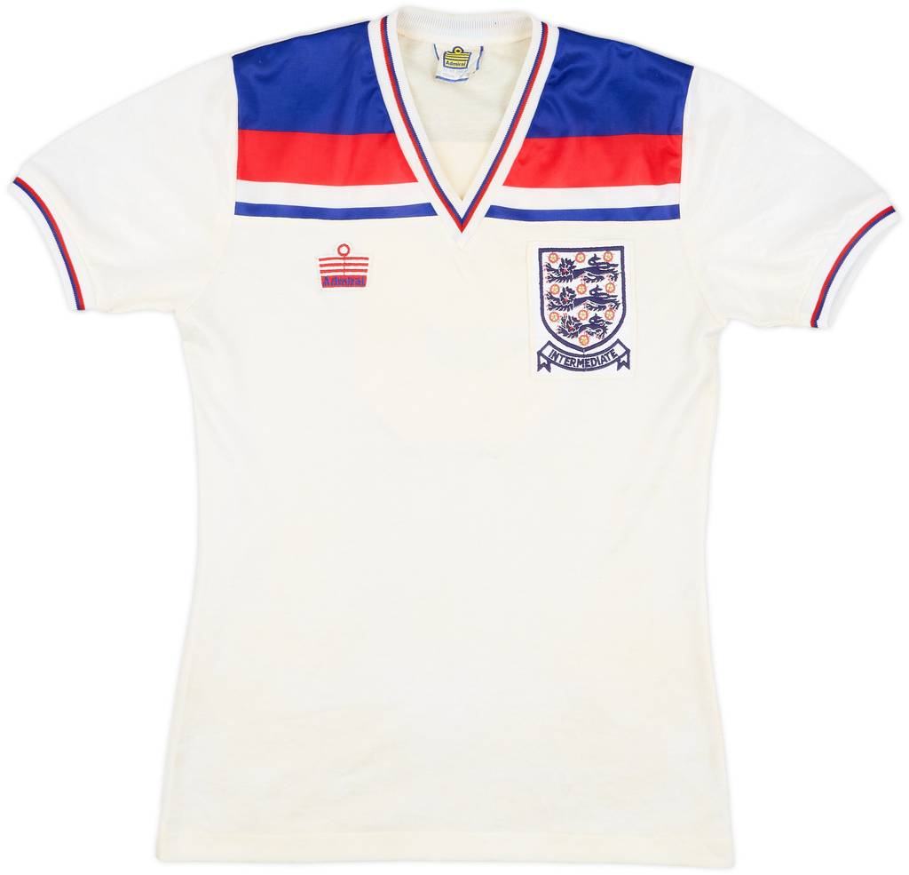 1982-84 England U-21 Match Issue Home Shirt #9 (Hateley)
