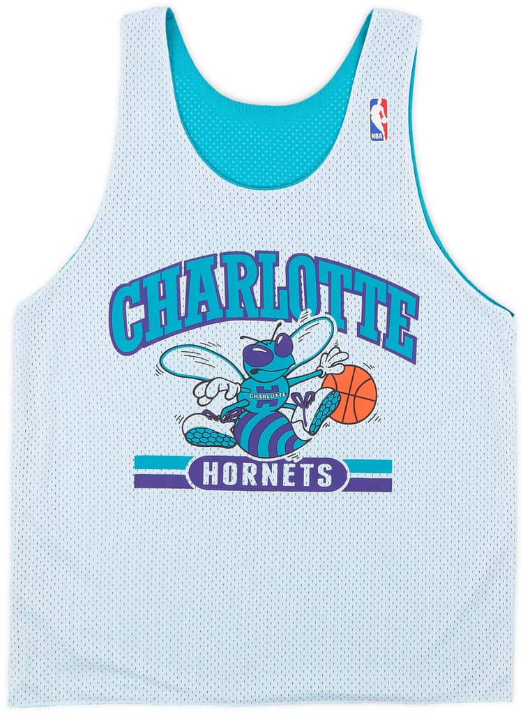 2013-14 Charlotte Hornets Mitchell & Ness Reversible Training Jersey - 8/10 - (M)