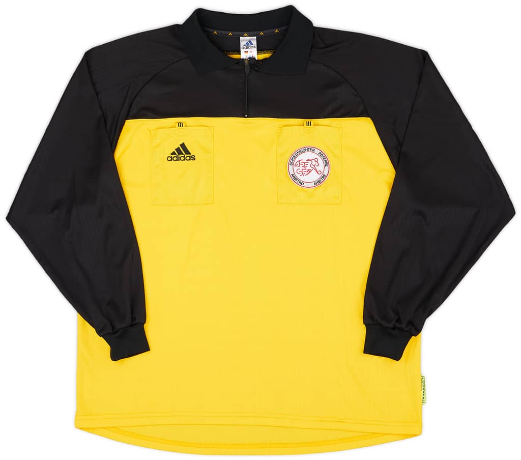 1999-00 Swiss FA adidas Referee Issue Referee Shirt - 9/10 - (XL)