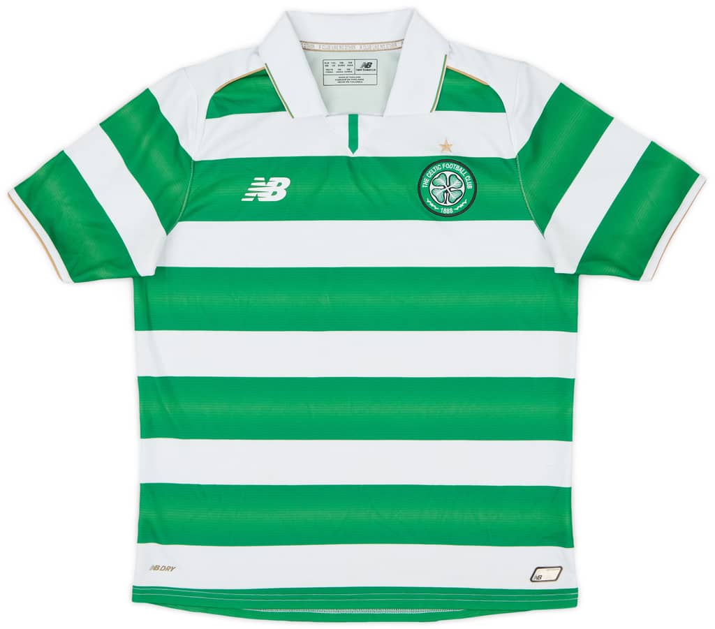 2016-17 Celtic Home Shirt - 8/10 - (XL.Boys)