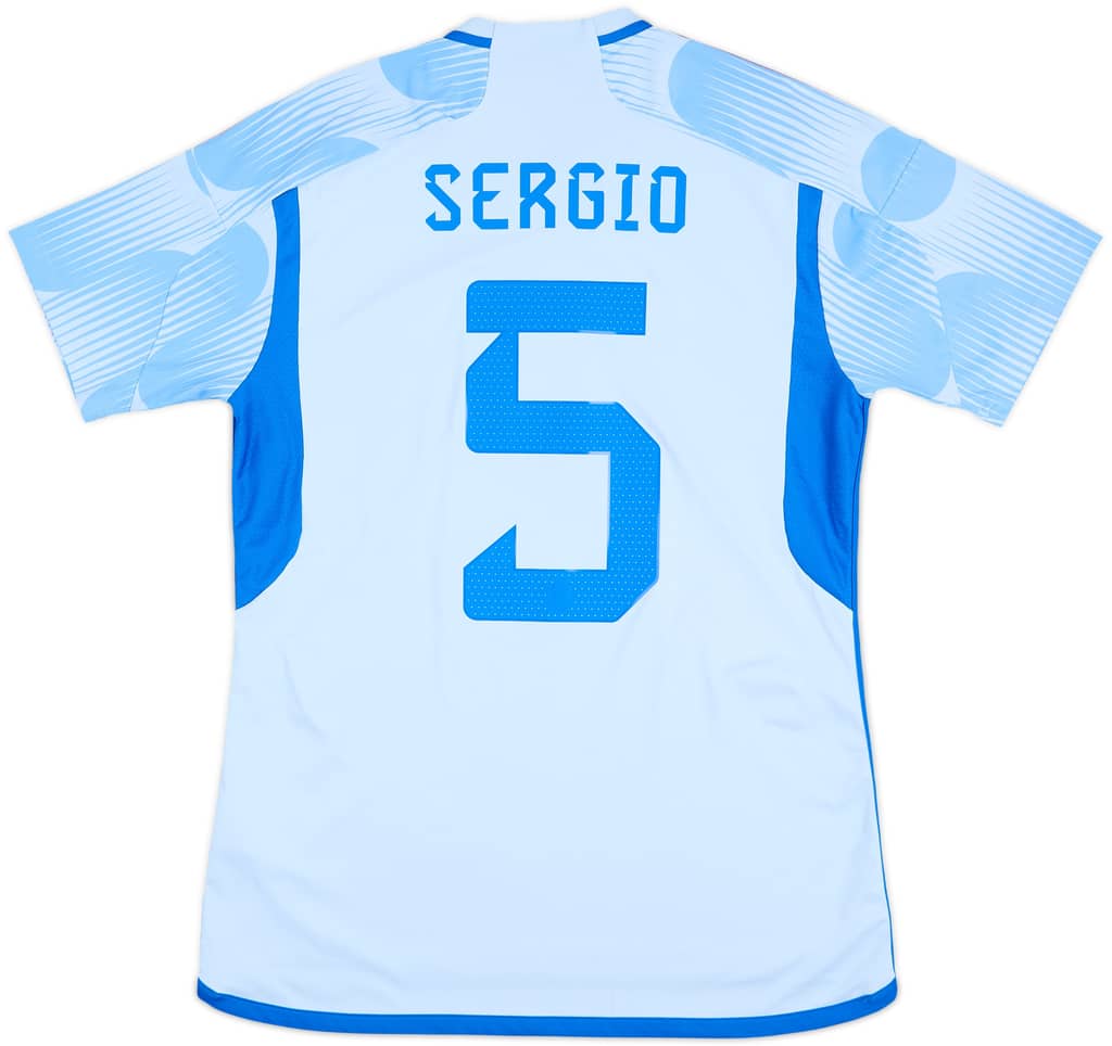 2022-23 Spain Away Shirt Sergio #5