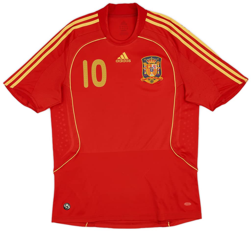 2007-09 Spain Home Shirt Fabregas #10