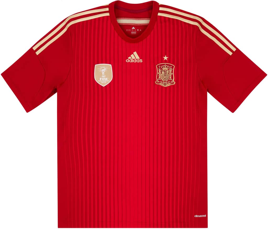 2013-15 Spain Home Shirt - 6/10