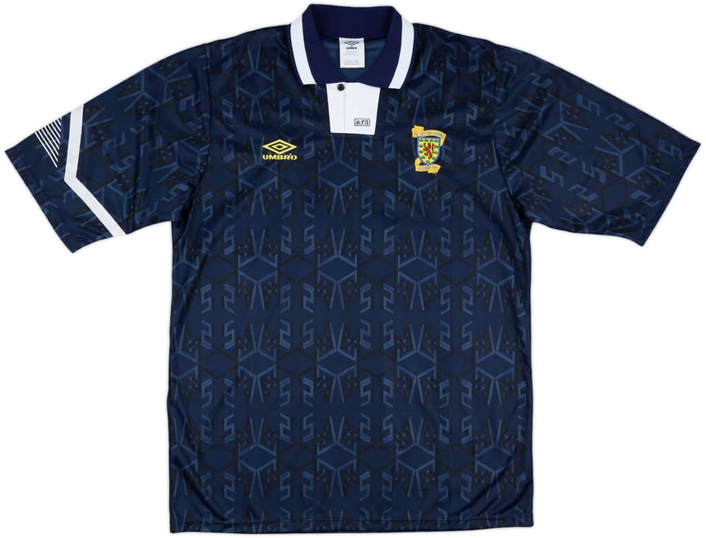 1992-93 Scotland Match Issue Home Shirt #11 (Durie)