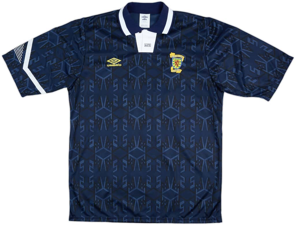 1992-93 Scotland Match Issue Home Shirt #17