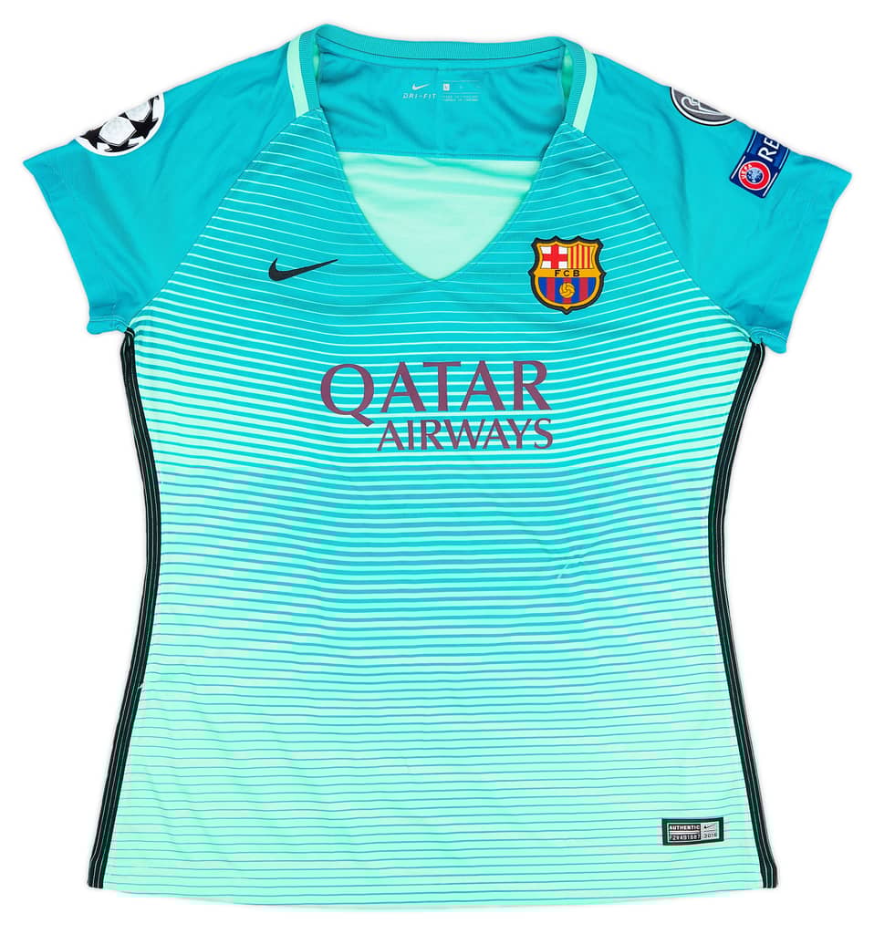 2016-17 Barcelona CL Third Shirt - 9/10 - (Women's L)