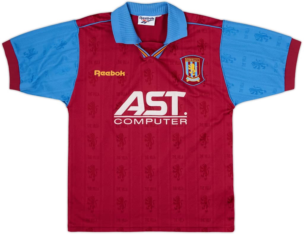 1995-97 Aston Villa Home Shirt - 9/10 - (S)