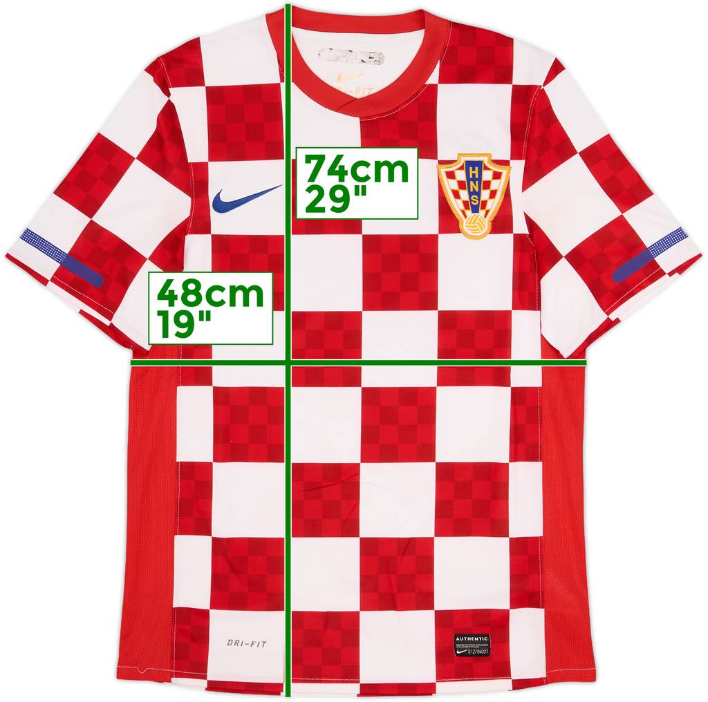 2010-12 Croatia Home Shirt - 6/10 - (S)