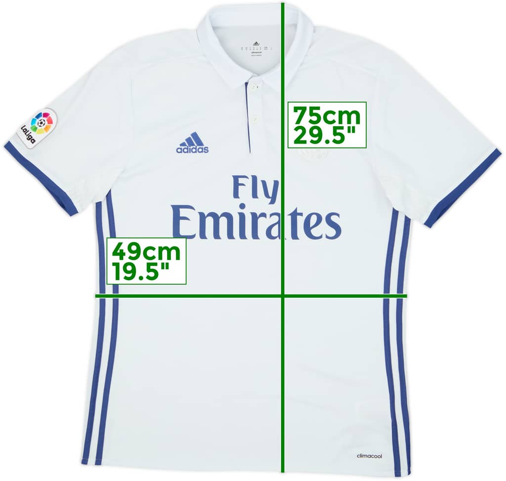 2016-17 Real Madrid Home Shirt - 4/10 - (M)