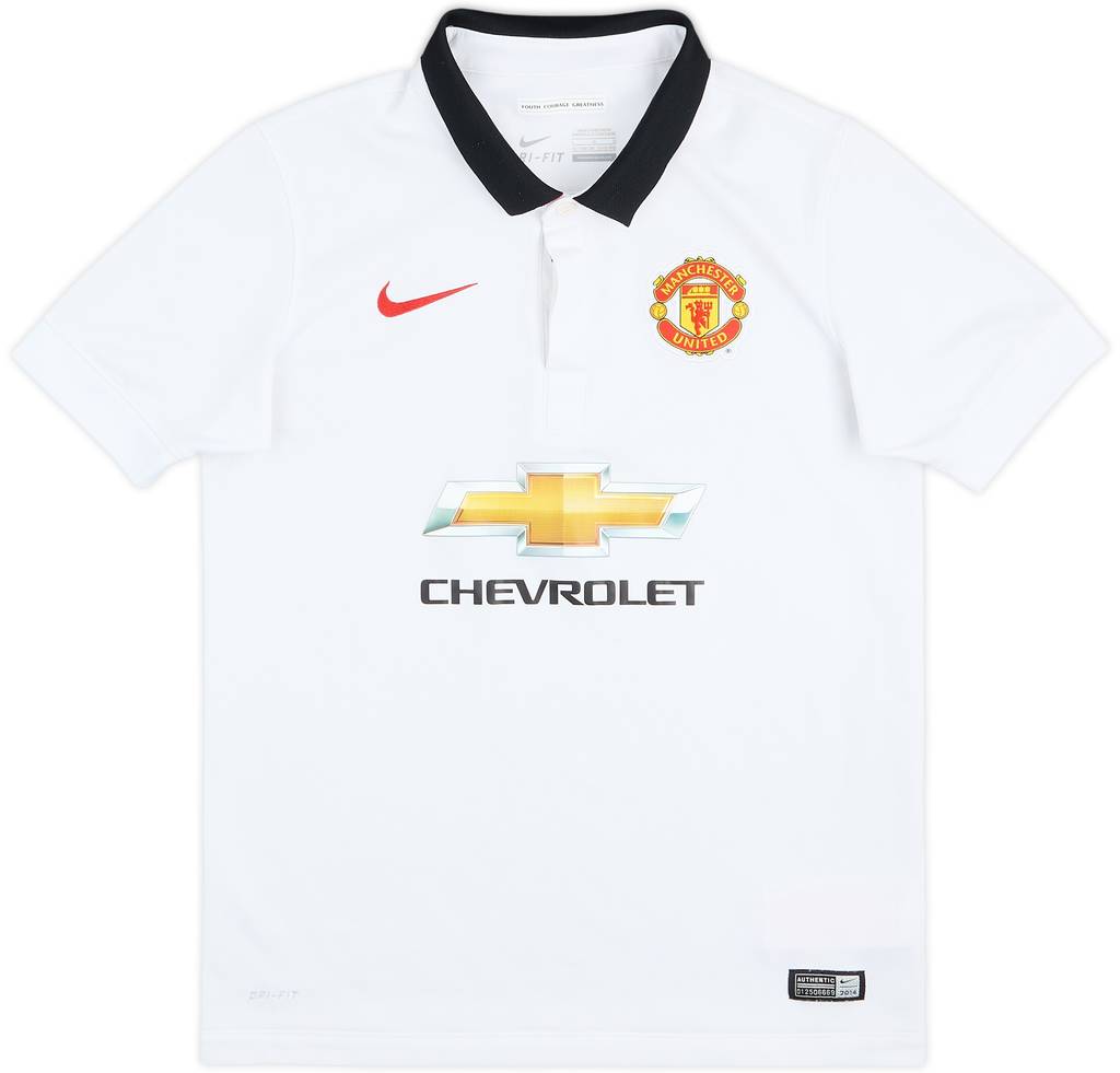2014-15 Manchester United Away Shirt - 8/10 - (L.Boys)