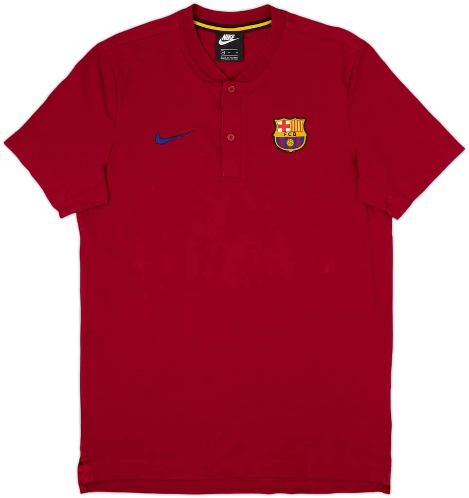 2020-21 Barcelona Nike Polo Shirt - 8/10 - (M)