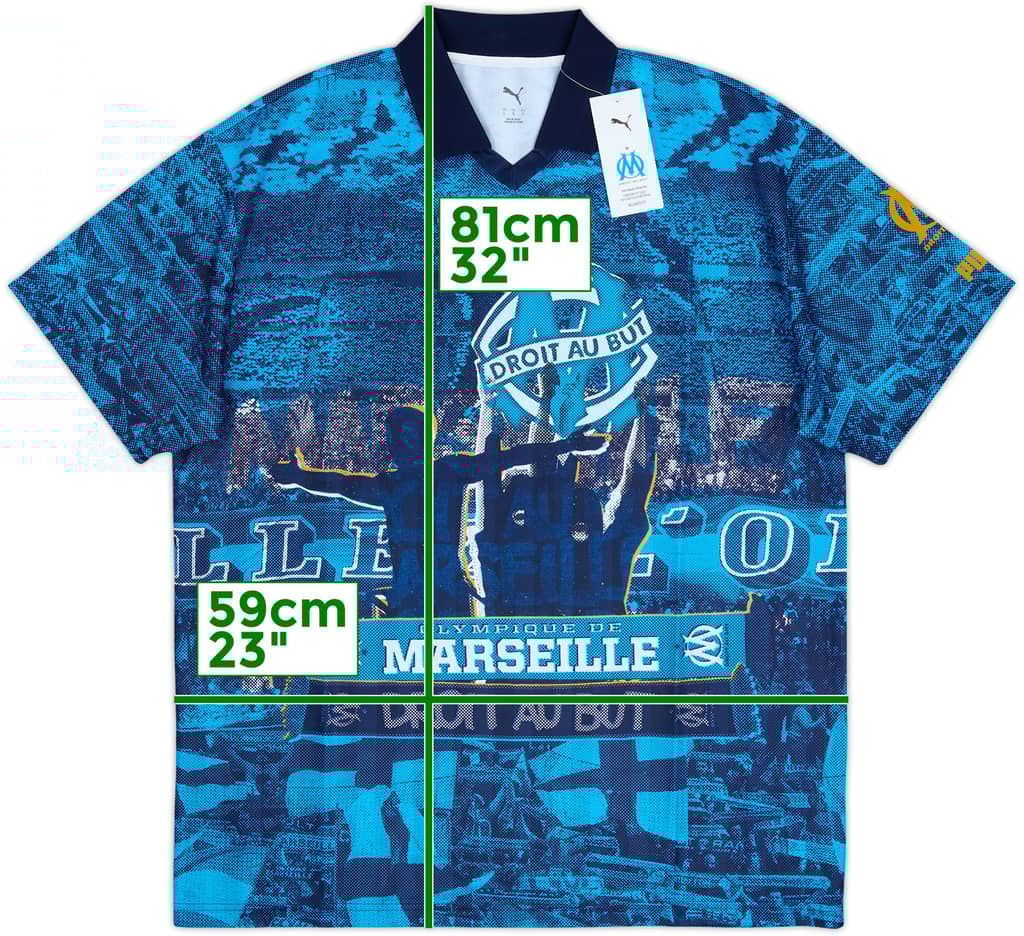 Camiseta retro Puma ftblNRGY+ del Olympique Marseille 2024-25 (L)