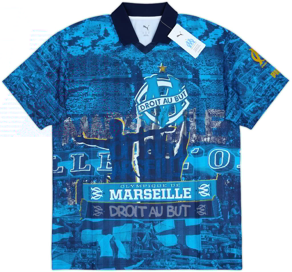 2024-25 Olympique Marseille Puma ftblNRGY+ Retro Shirt (M)
