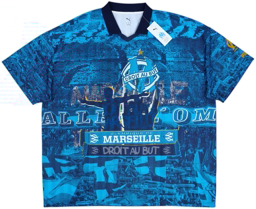 Camiseta Puma ftblNRGY+ retro del Olympique Marseille 2024-25 (3XL)