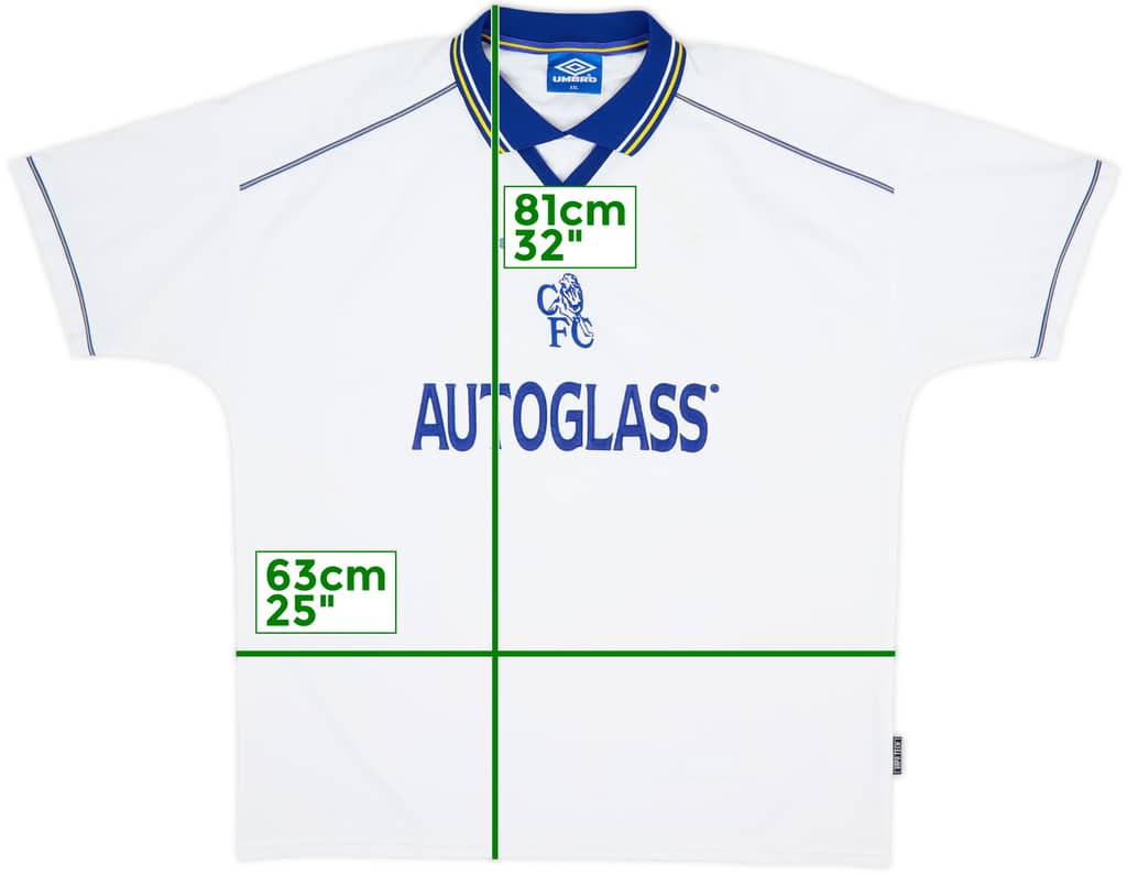 Camiseta de visitante del Chelsea 1998-00 - 5/10 - (XXL)