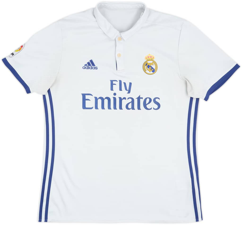 2016-17 Real Madrid Home Shirt - 5/10 - (L)