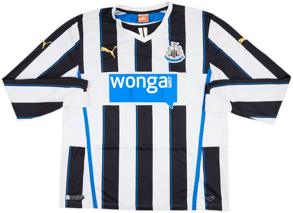 2013-14 Newcastle Home L/S Shirt - 4/10 - (L)