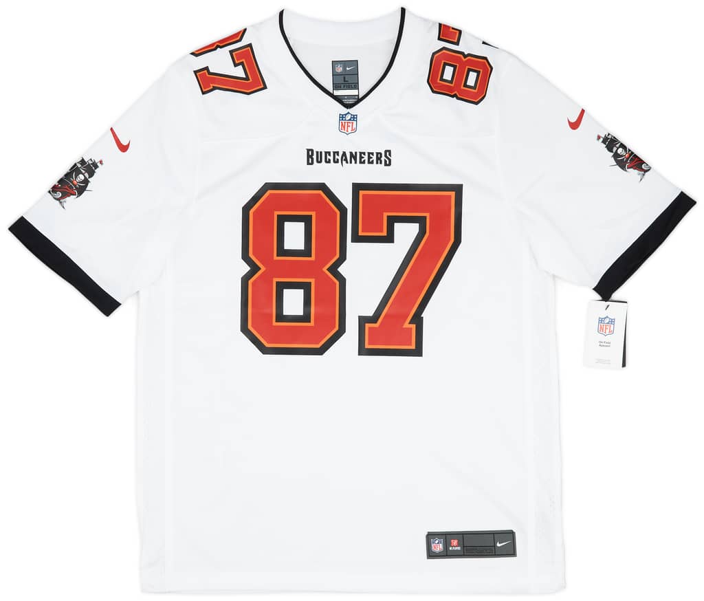 2020-21 Tampa Bay Buccaneers Gronkowski #87 Nike Game Away Jersey (S)