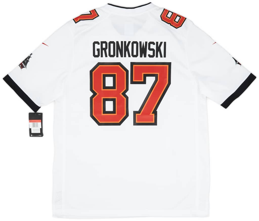 2020-21 Tampa Bay Buccaneers Gronkowski #87 Nike Game Away Jersey (S)