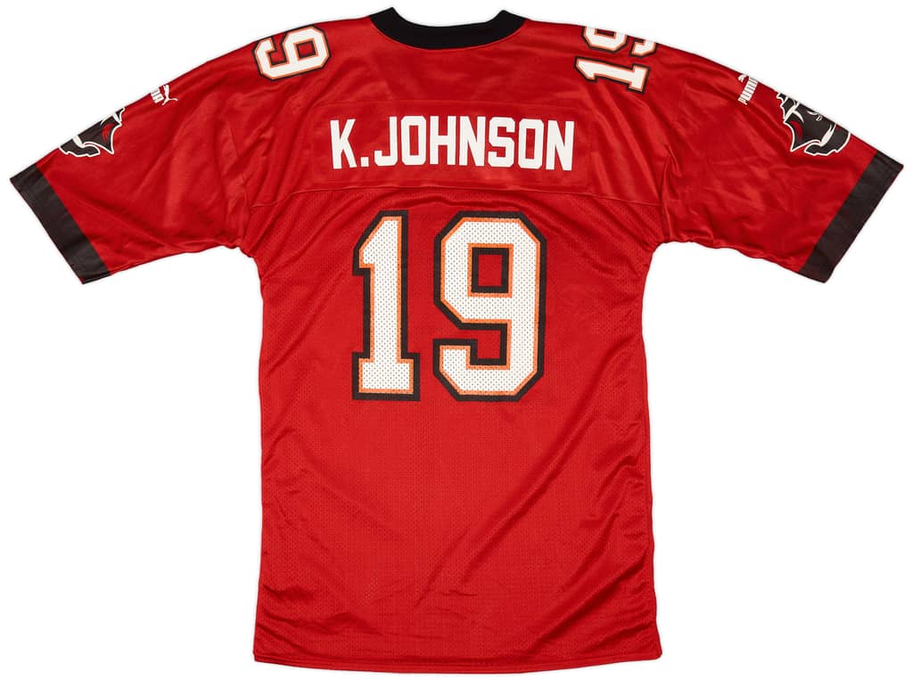 2000 Tampa Bay Buccaneers K. Johnson #19 Puma Home Jersey (Excellent) L