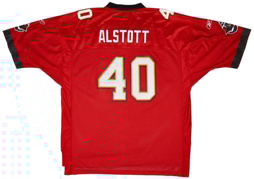 2002-04 Tampa Bay Buccaneers Alstott #40 Reebok On Field Home Jersey (Excellent) XXL