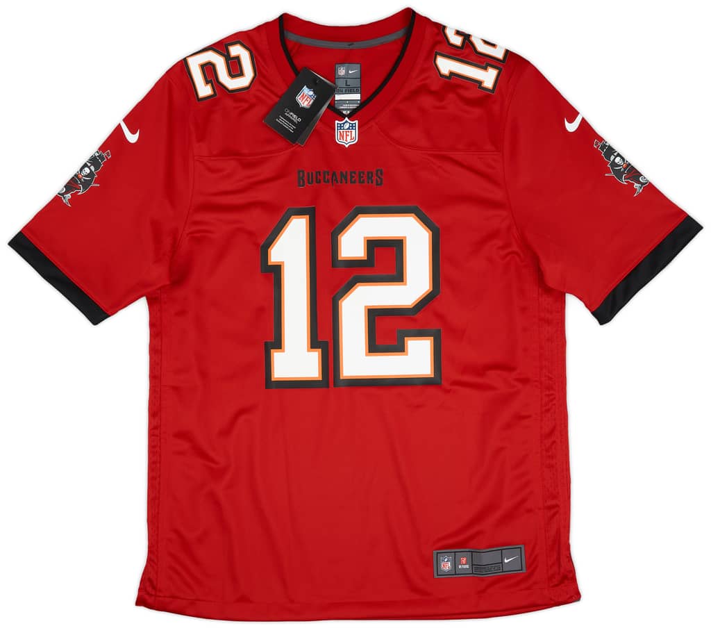 2020-22 Tampa Bay Buccaneers Brady #12 Nike Game Home Jersey (L)