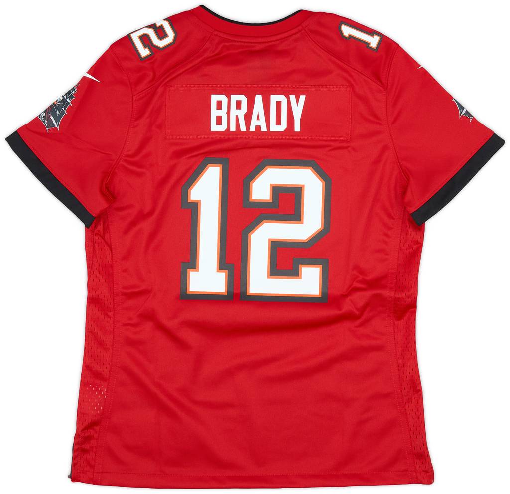 2020-22 Tampa Bay Buccaneers Brady #12 Nike Game Home Jersey (Womens) M