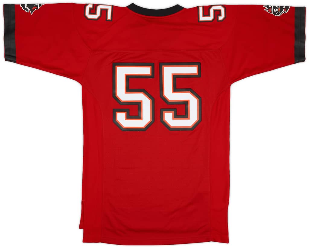 2002 Tampa Bay Buccaneers Brooks #55 Mitchell & Ness Home Jersey (M)