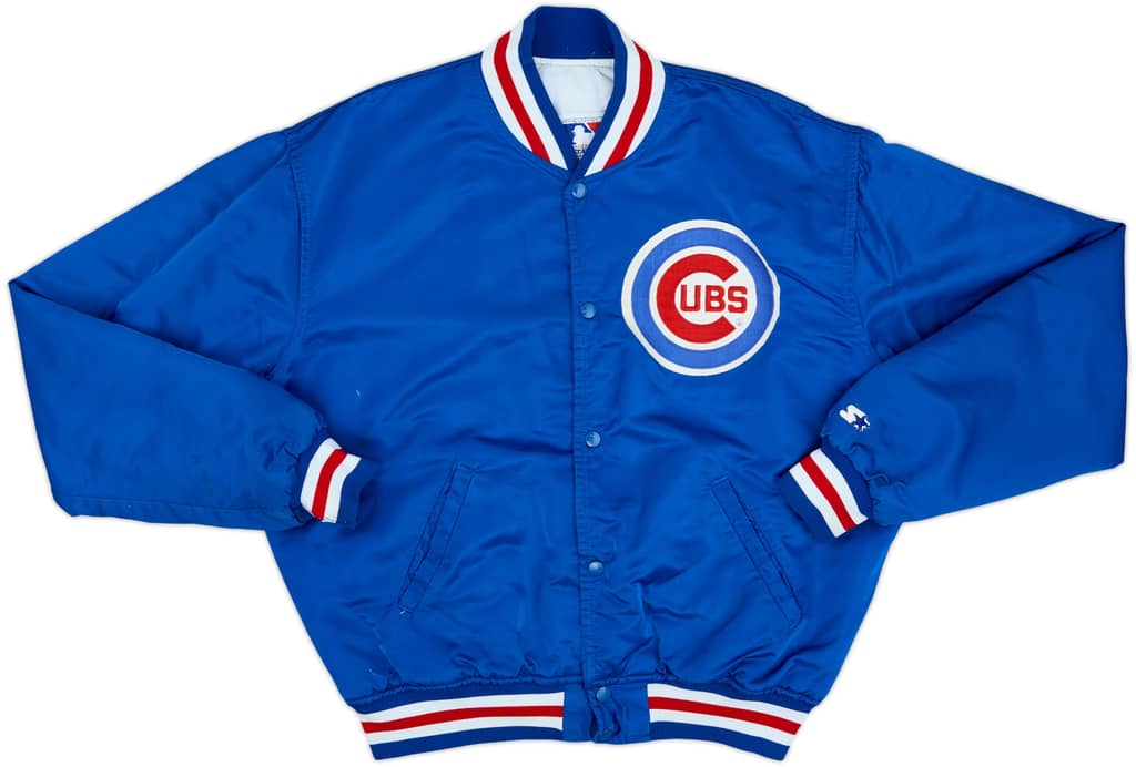 1980s Chicago Cubs Starter Satin Varsity Jacket - 5/10 - (XL)