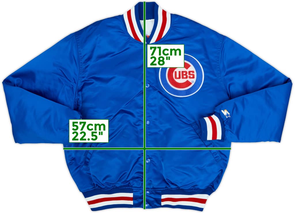1980s Chicago Cubs Starter Satin Varsity Jacket - 8/10 - (L)
