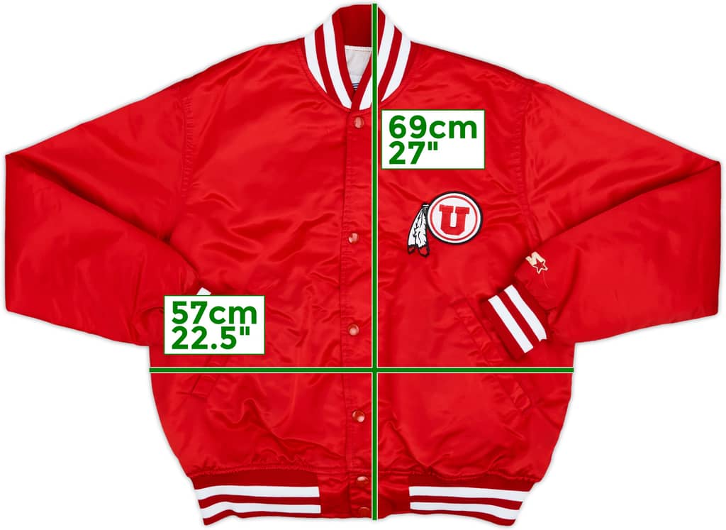 1980s Utah Utes Starter Satin Varsity Jacket - 8/10 - (M)