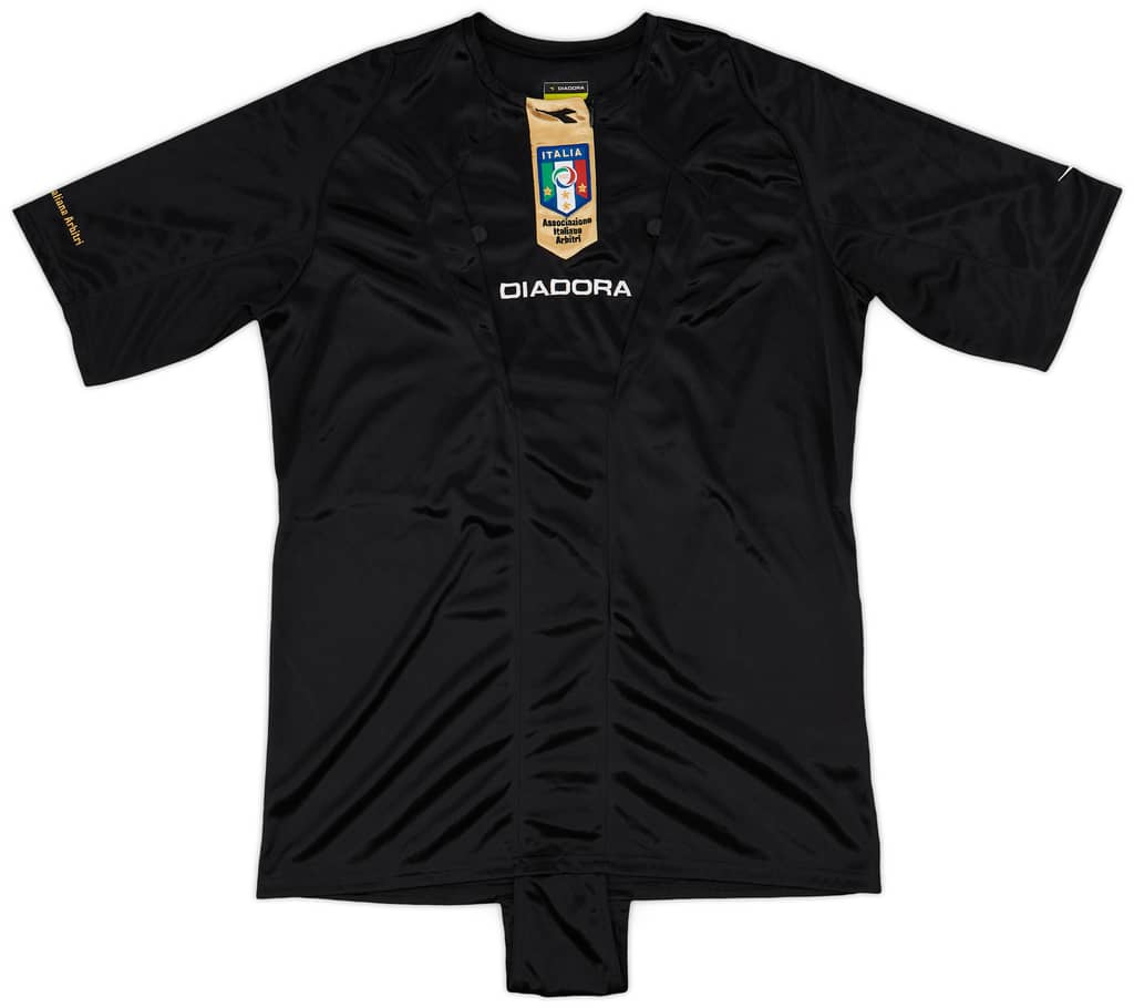 2008-09 Italy FIGC Diadora Referee Issue Shirt Morganti - 9/10 - (L)