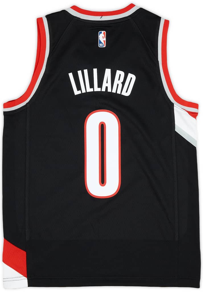 2017-23 Portland Trail Blazers Lillard #0 Nike Swingman Away Jersey (M.Kids)