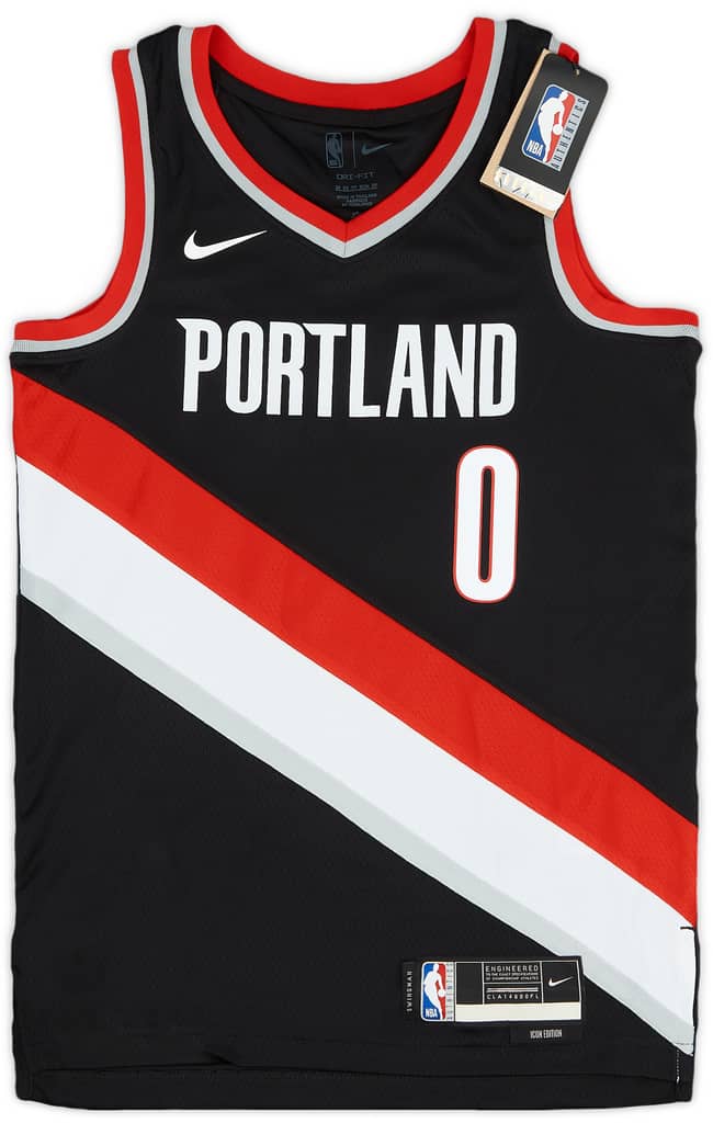 2017-23 Portland Trail Blazers Lillard #0 Nike Swingman Away Jersey (L)