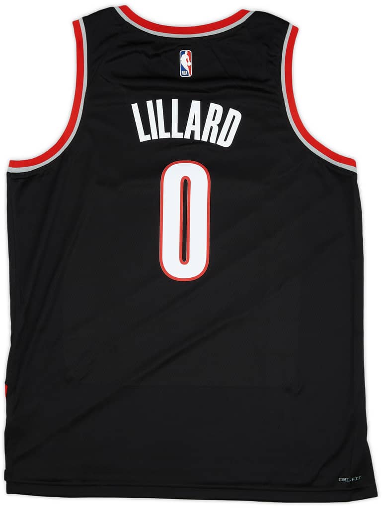 2017-23 Portland Trail Blazers Lillard #0 Nike Swingman Away Jersey (XL)