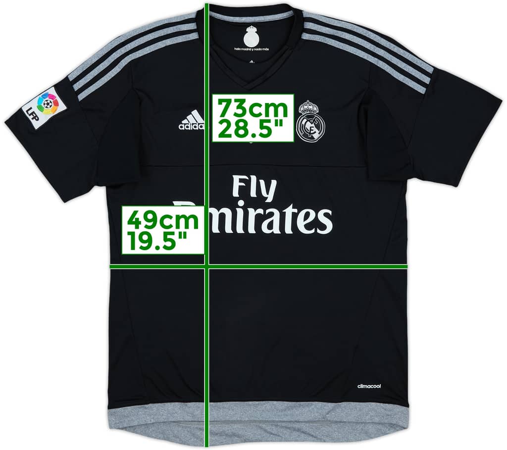 2015-16 Real Madrid GK S/S Shirt - 8/10 - (M)