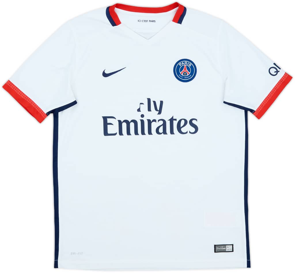 2015-16 Paris Saint-Germain Away Shirt - 4/10 - (XL.Boys)