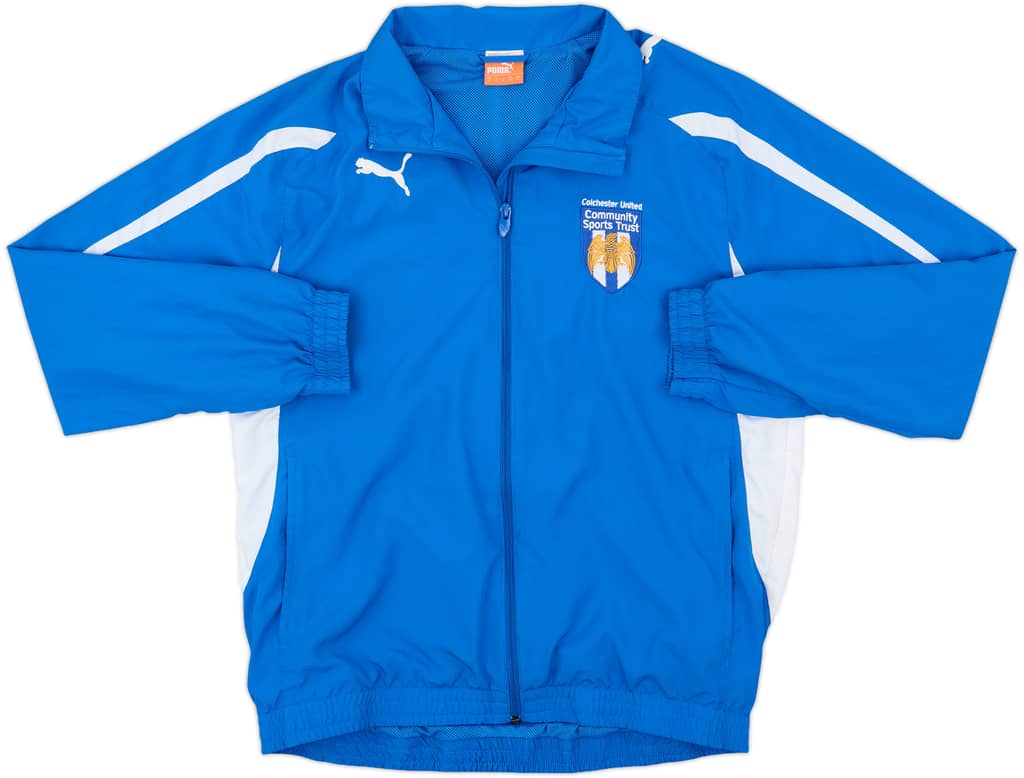 2011-12 Colchester United Puma Community Sports Trust Track Jacket - 8/10 - (S)