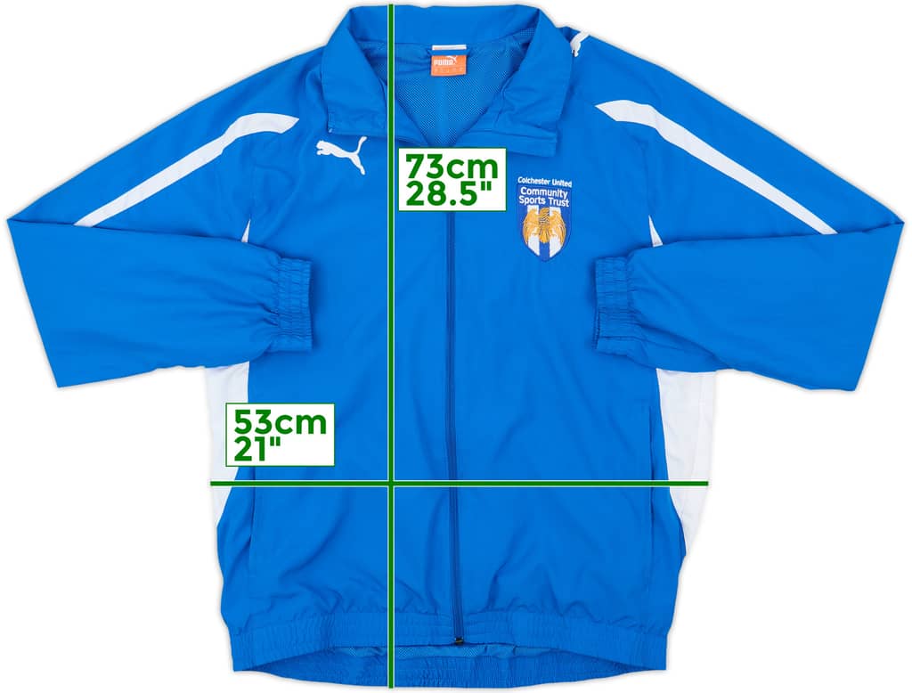2011-12 Colchester United Puma Community Sports Trust Track Jacket - 8/10 - (S)