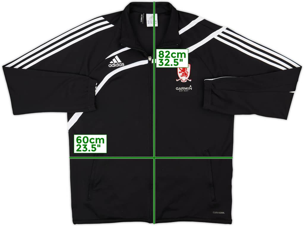 2008-09 Middlesbrough adidas Track Jacket - 8/10 - (XL)