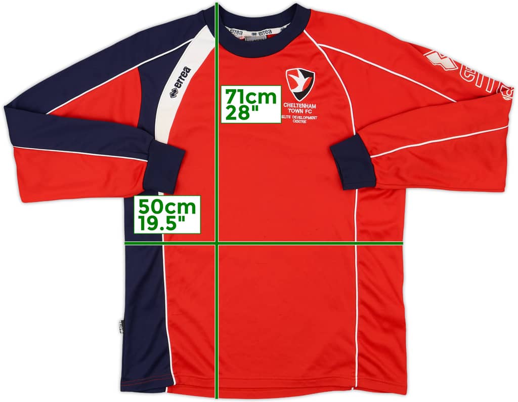 2013-14 Cheltenham Town Errea Youth Player Issue Sweat Top - 8/10 - (S)