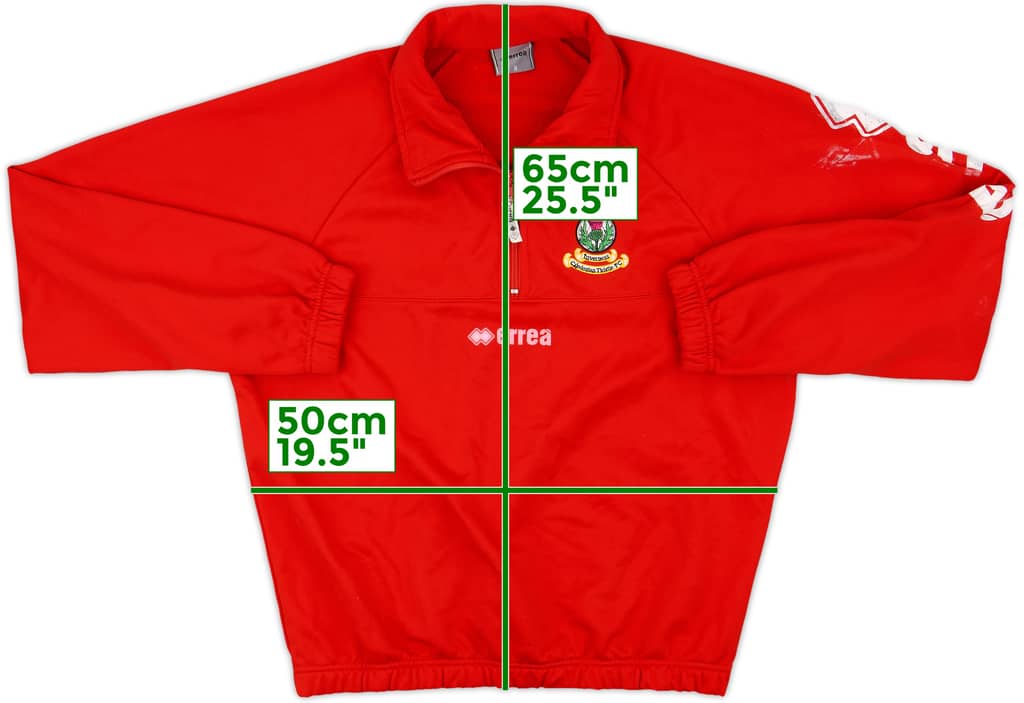 2017-18 Inverness Caledonian Thistle Errea 1/4 Zip Fleece - 5/10 - (S)