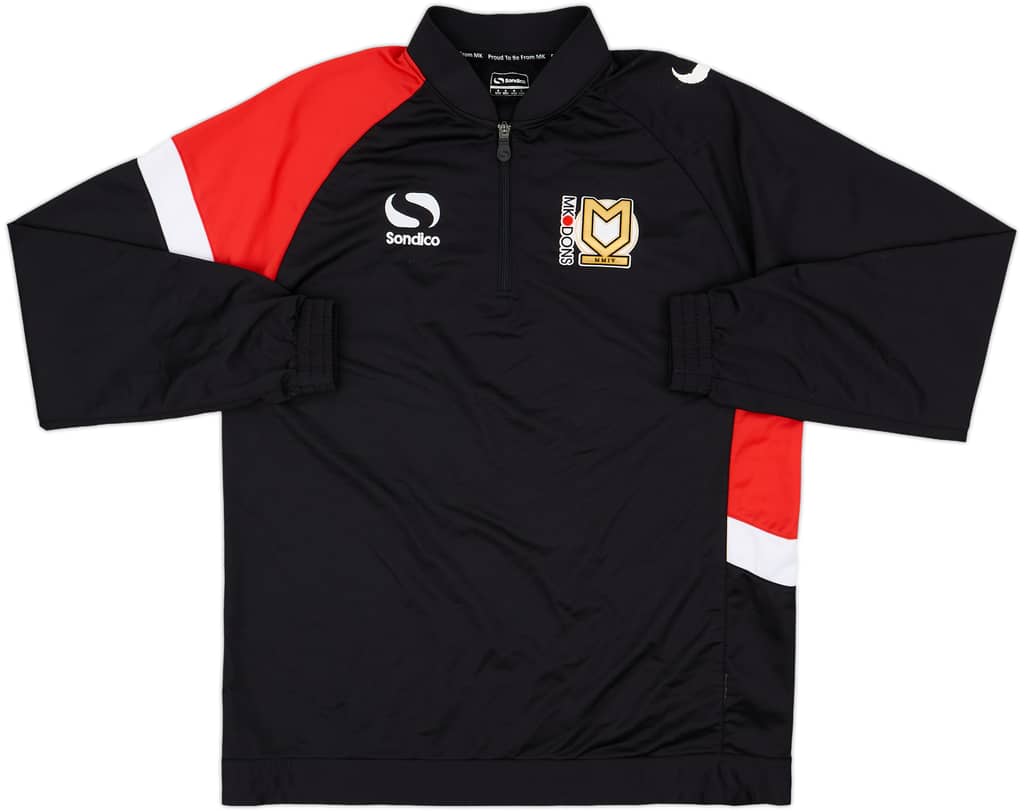 2013-15 MK Dons Sondico 1/4 Zip Track Jacket - 7/10 - (M)