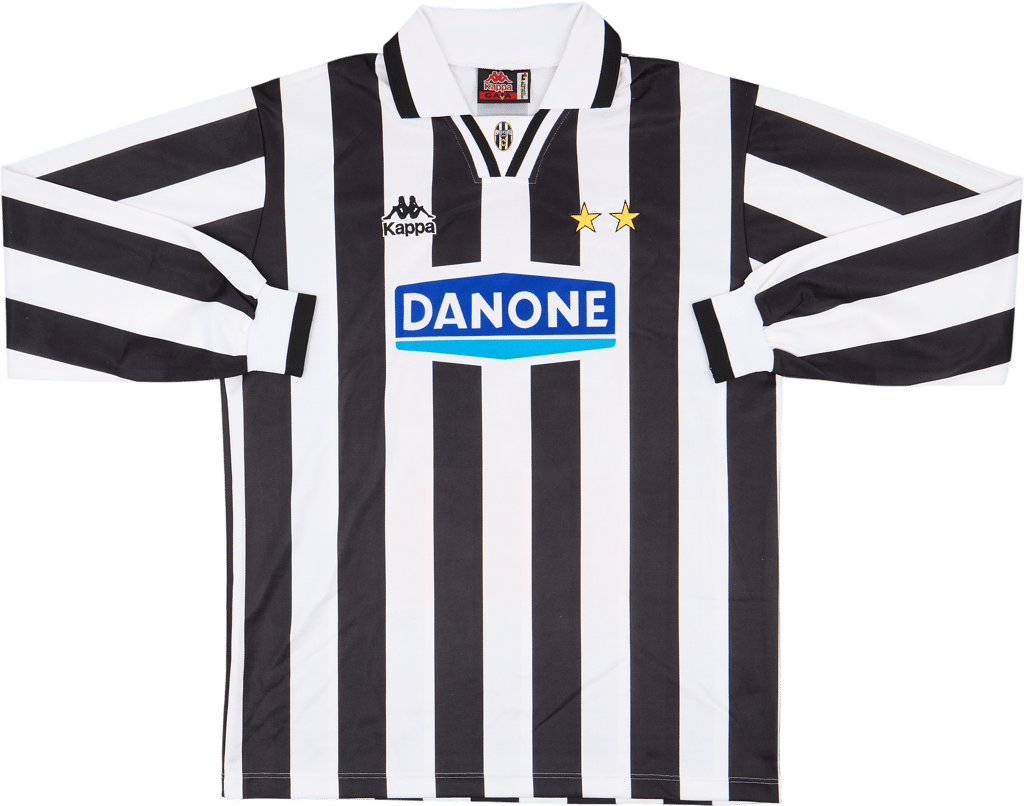 1994-95 Juventus Home L/S Shirt #6 - 9/10 - (L)