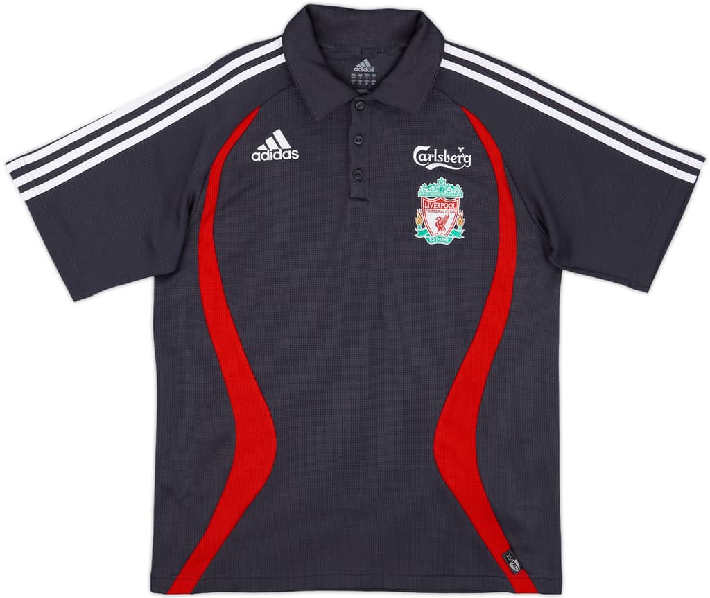 2006-07 Liverpool adidas Polo Shirt - 9/10 - (S)