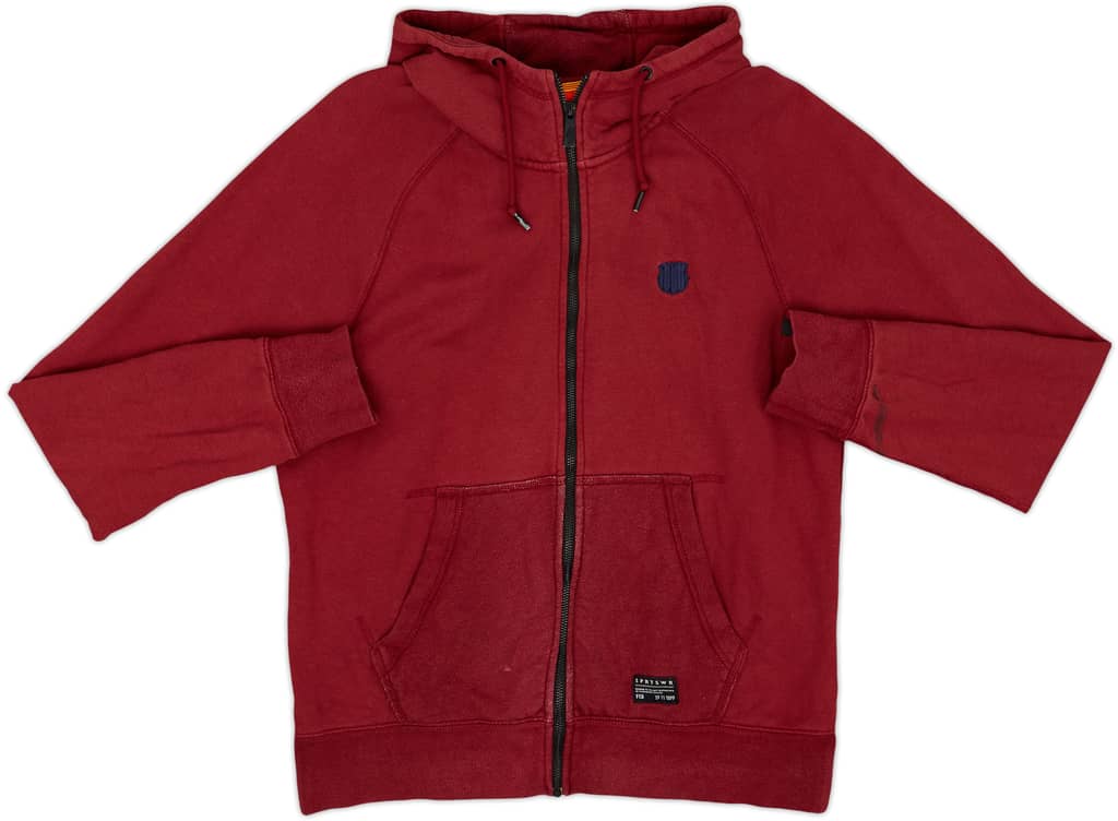 2015-16 Barcelona Nike Hooded Track Jacket - 8/10 - (M)