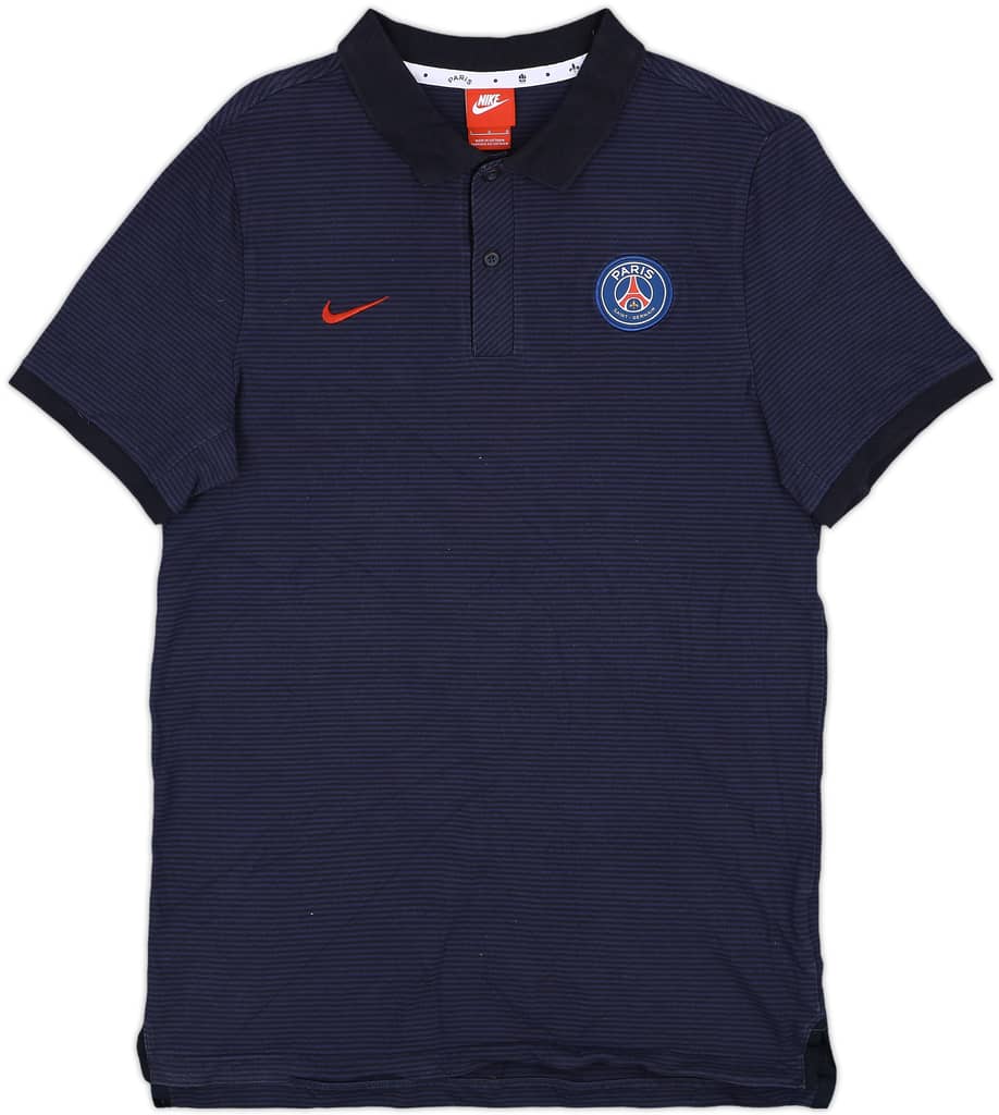 2016-17 Paris Saint-Germain Nike Polo Shirt - 9/10 - (L)
