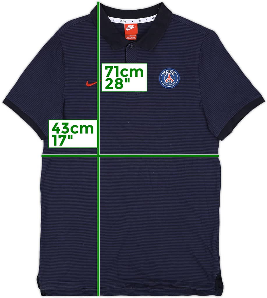 2016-17 Paris Saint-Germain Nike Polo Shirt - 9/10 - (L)